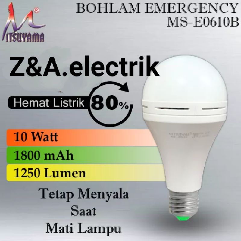 Bolam LED EMERGENCY 10 W MS-E0610B mitsuyama