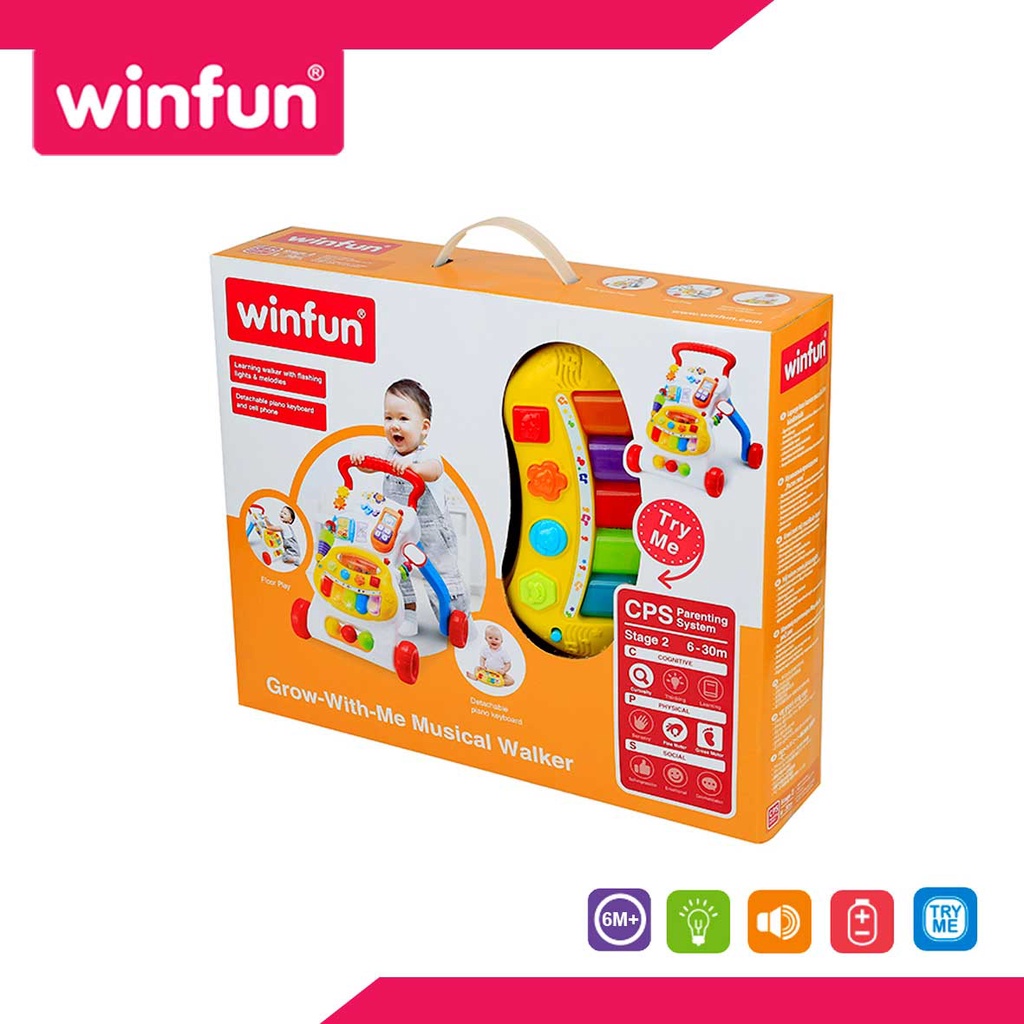 Winfun Grow With Me Musical Walker