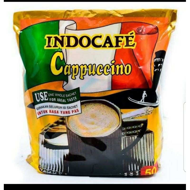 

indocafe cappuccino 50 sachet