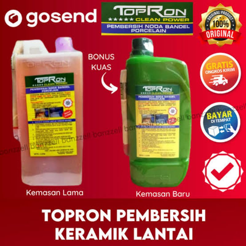 TOPRON CLEAN POWER/ PEMBERSIH SERBAGUNA/ PEMBERSIH KERAMIK DAN PORCELAIN (KHUSUS GOJEK/GRAB)