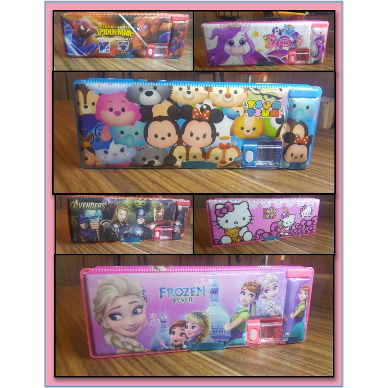 

GROSIR KOTAK PENSIL PENCIL CASE TSUM TSUM FROZEN AVENGERS | PB KX 1775