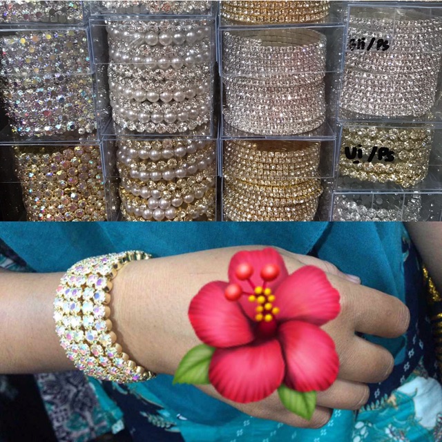 Gelang pengantin,Full permata