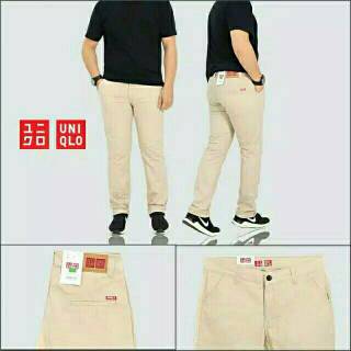  Celana  Chino Panjang Pria  Uniqlo  I am rules Shopee 