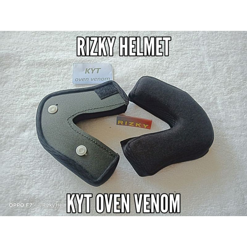Busa helm pipi KYT oven venom, busa pipi helm KYT oven venom