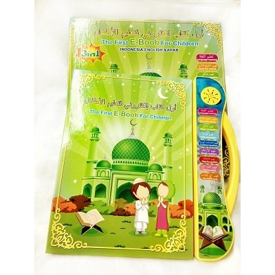 Mainan edukatif anak edukasi Muslim ebook e-book e book MUSlim 3 bahasa Murah-1