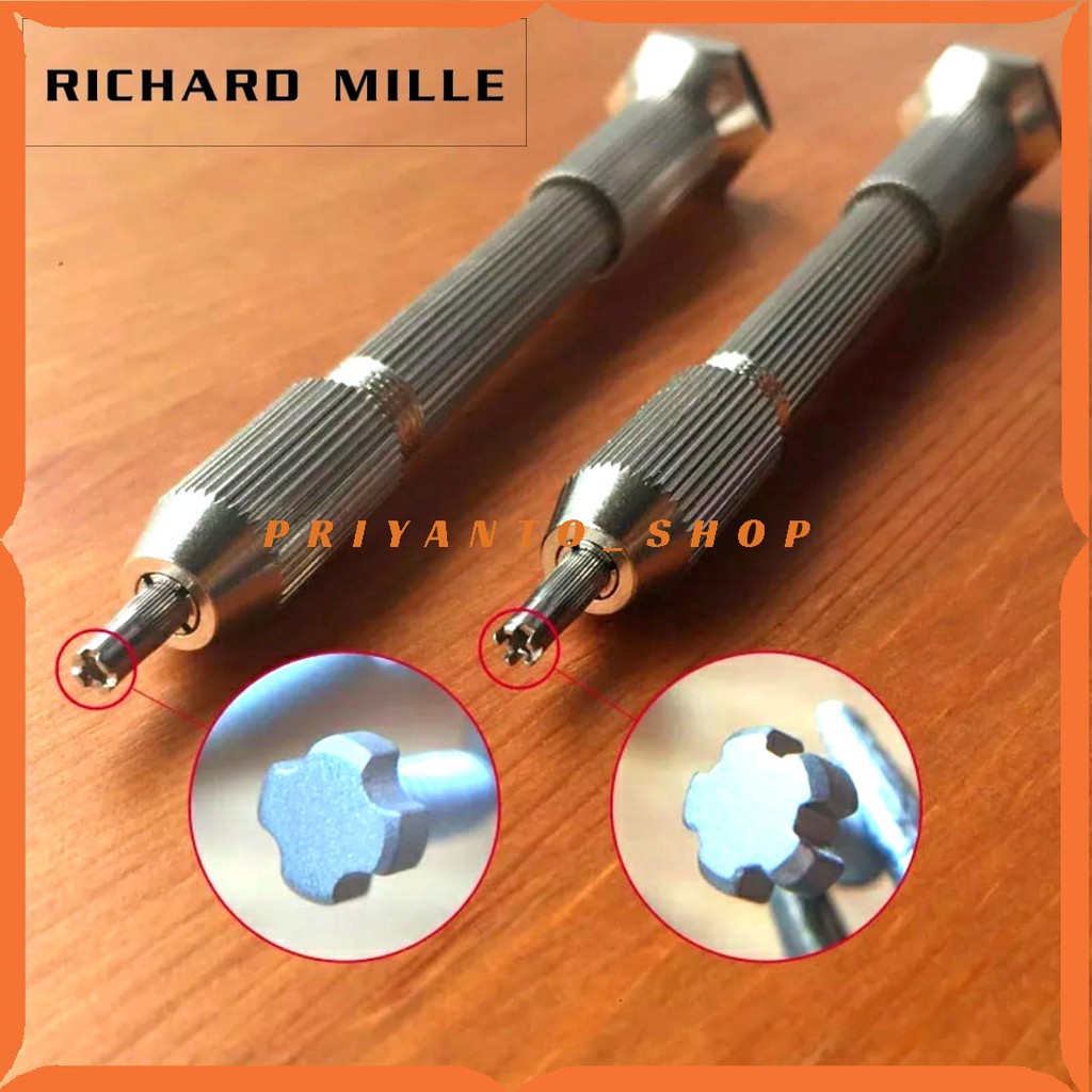 Obeng Rm Screwdriver Rm Obeng jam Richard Mille 4 dan 5 prongs