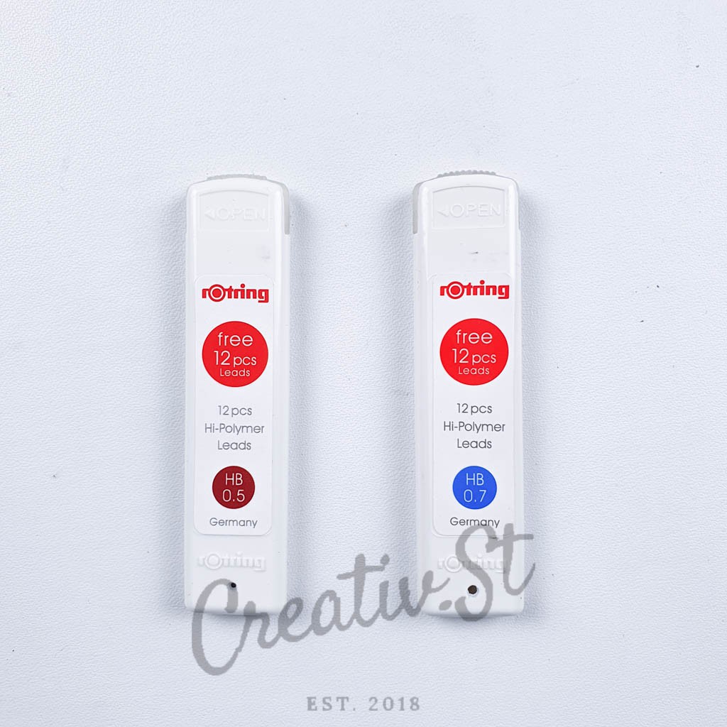 

Rotring Isi Pensil Mekanik Hi Polymer Mechanical Pencil Leads 0.3 0.5 0.7 Mm