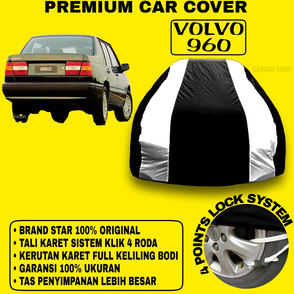 Body Cover VOLVO 960 Sarung Strip SILVER Penutup Pelindung Bodi Mobil Volvo 960 PREMIUM