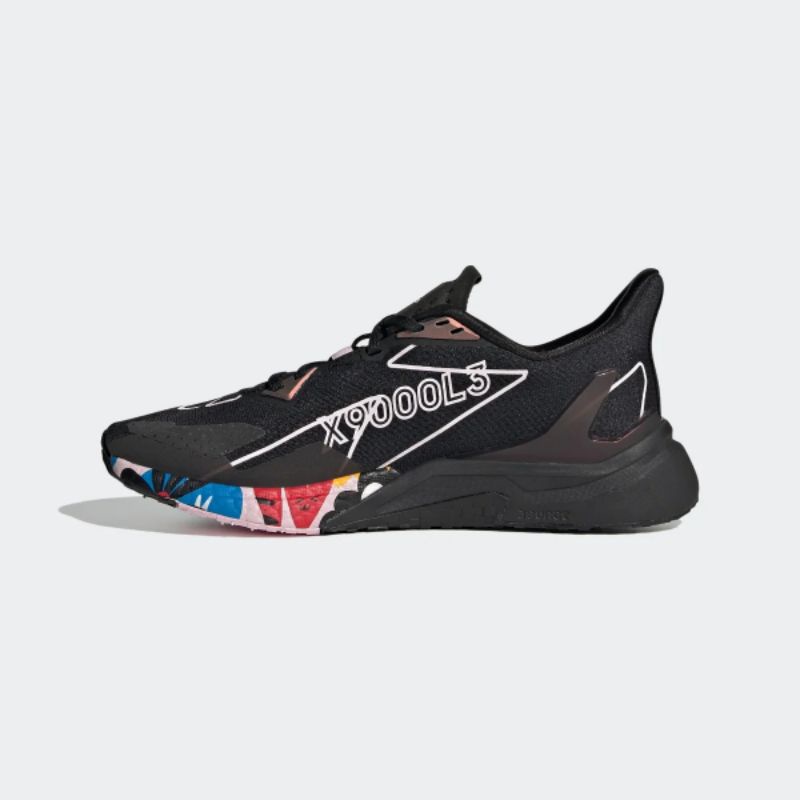 Sepatu Adidas X9000L3 heat.Rdy Black / Multicolor Original