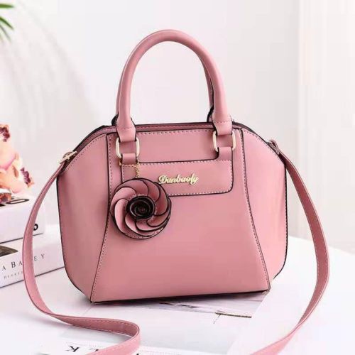 GI 1128 RISCE TAS HAND BAG GANTUNGAN BUNGA IMPORT WANITA CEWEK PEREMPUAN JAKARTA