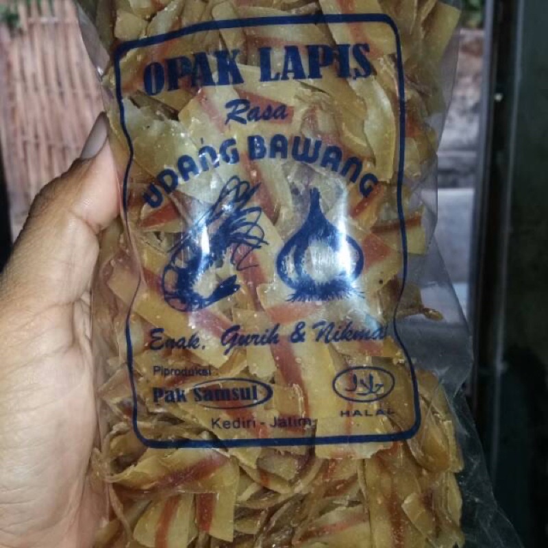 (krupuk lapis) kerupuk mentah kerecek krupuk lapis rasa udang bawang