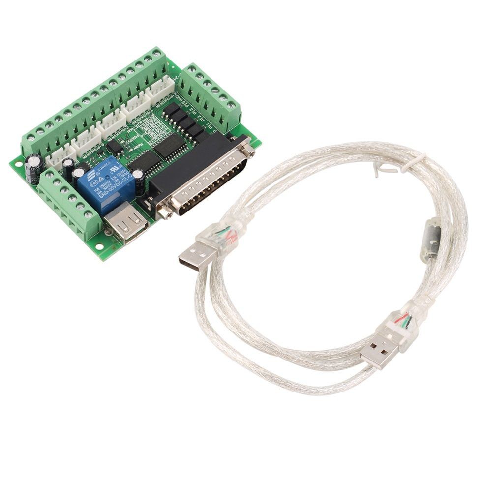 5 Axis CNC router milling MACH3 USB power