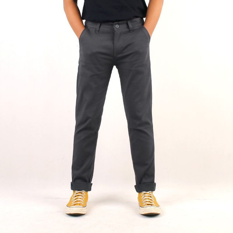 CELANA PANJANG PRIA /KATUN CHINOS/SLIMFIT/BISA COD