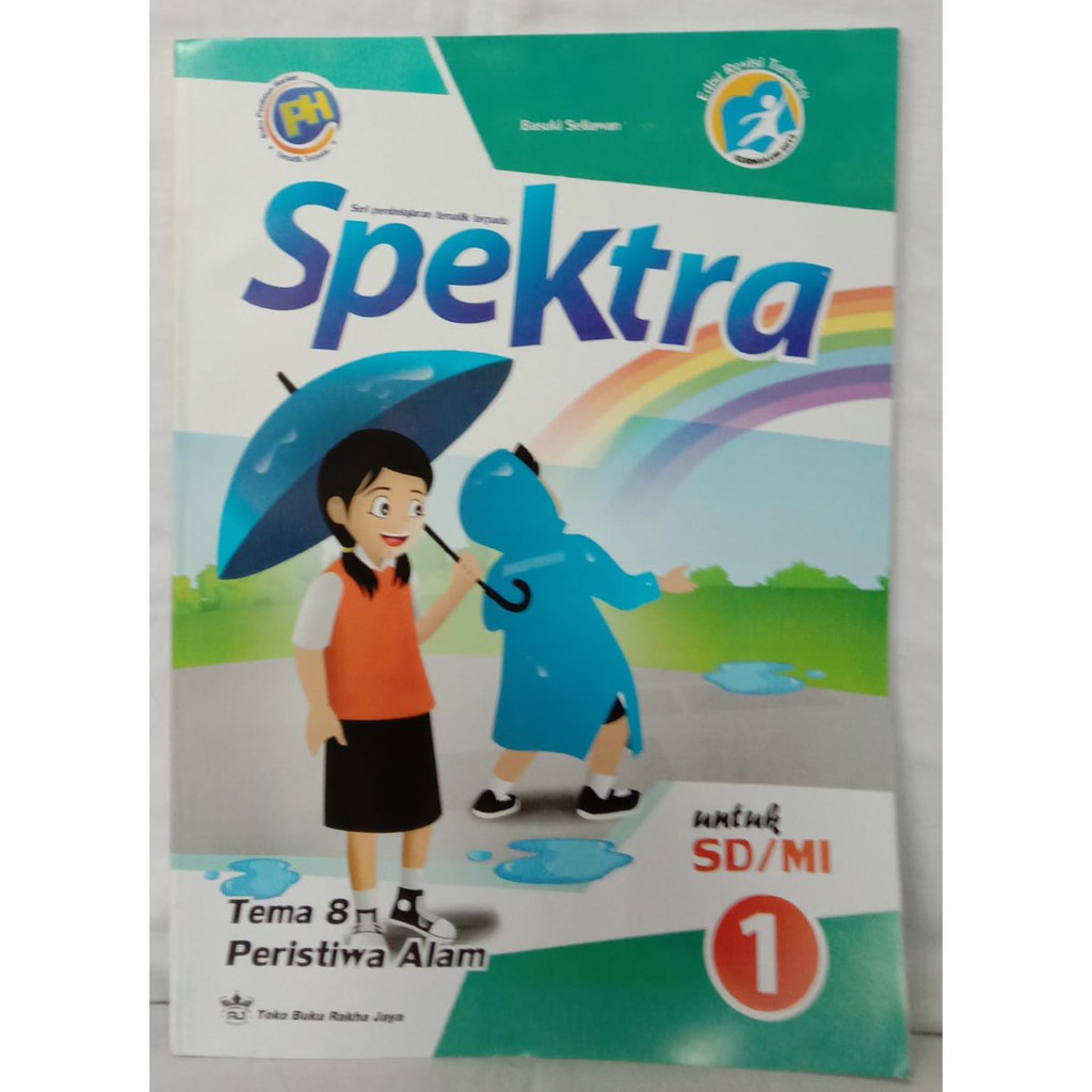 BUKU PELAJARAN SPEKTRA KELAS 1 TEMA 8 - PERISTIWA ALAM