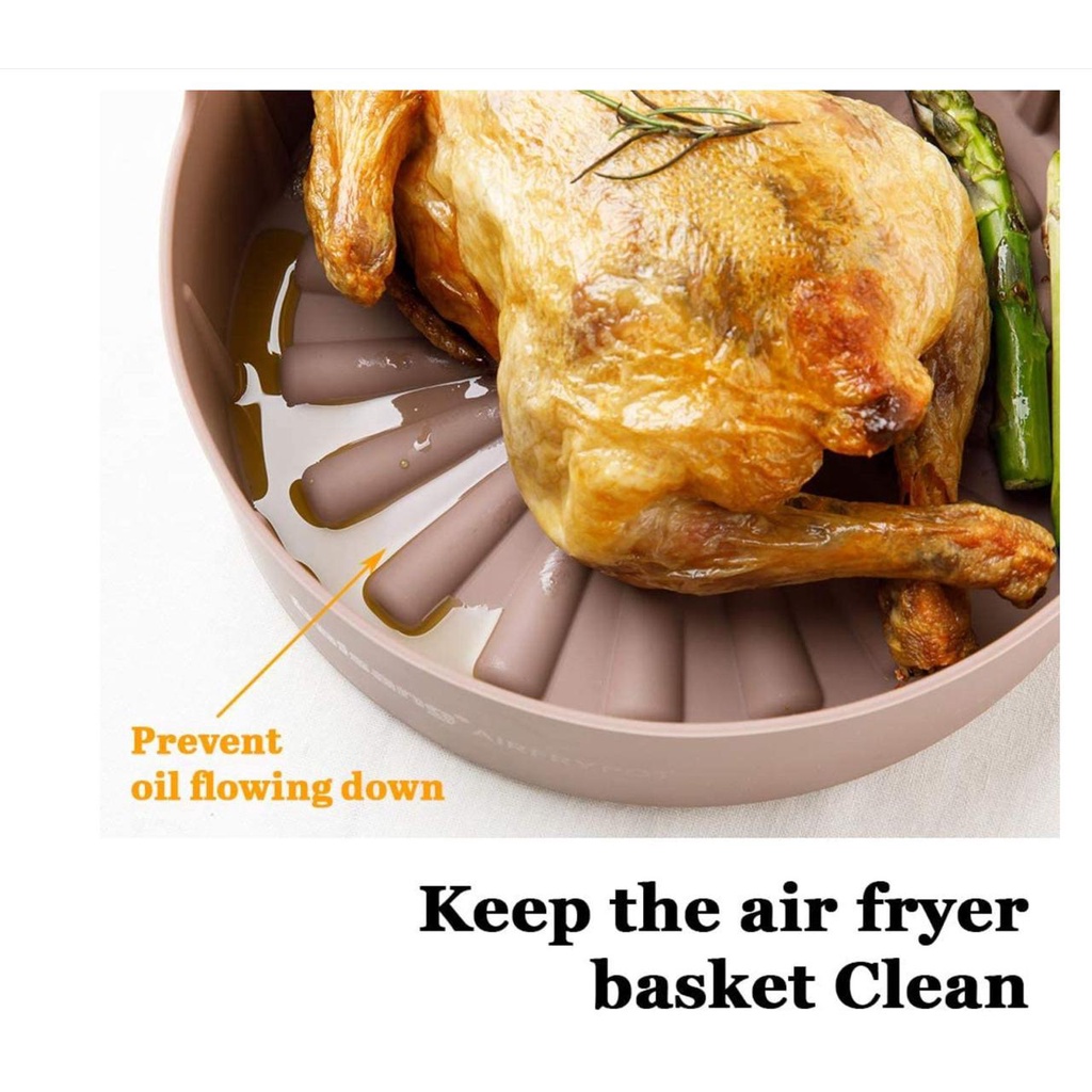 Air Fryer Silicon - Basket Keranjang Baskom Air Fryer Silikon