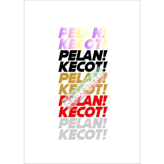 STICKER PELAN KECOT CUTTING