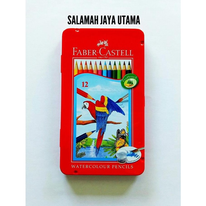 

Pensil Warna Faber Castell 12 Water colour Kemasan Kaleng (Tin Case) Slmh5 Segera Beli