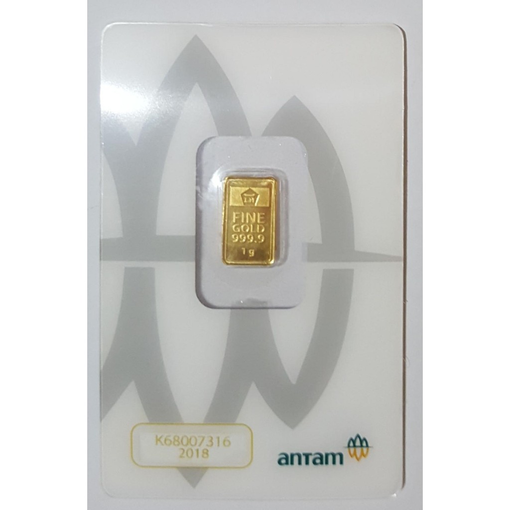 Jual Logam Mulia Antam 1 Gram - 24 Karat Sertifikat Resmi Antam
