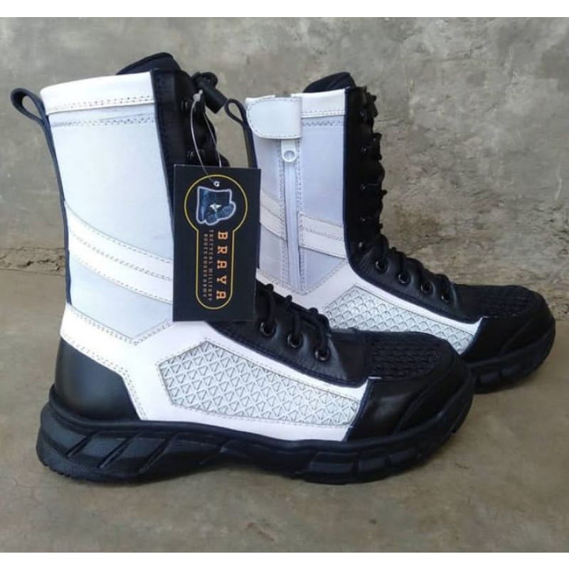 Sepatu PDL TNI / POLRI Provos Boa Jaring Tali Biasa COD