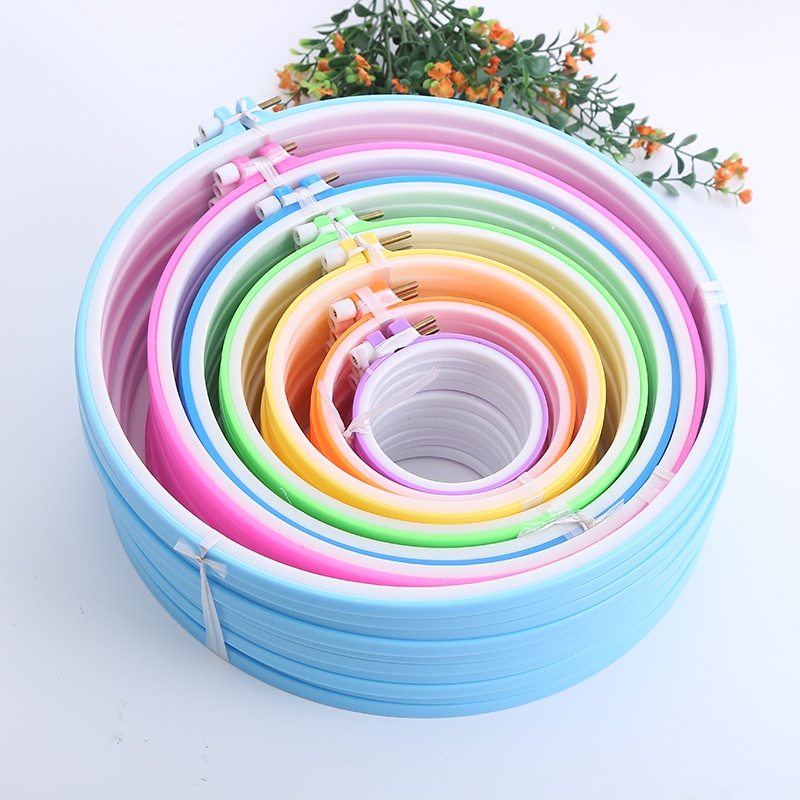 1 Midangan Plastik Embroidery Hoop Pembidang