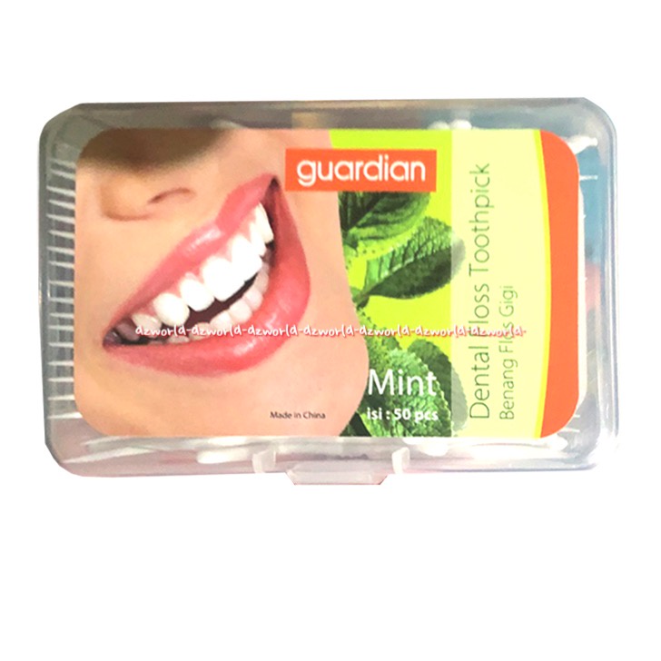 Guardian Dental Floss 50pcs Toothpick Tusuk Gigi Benang Benang Gigi Tooth Pick Dentalflos