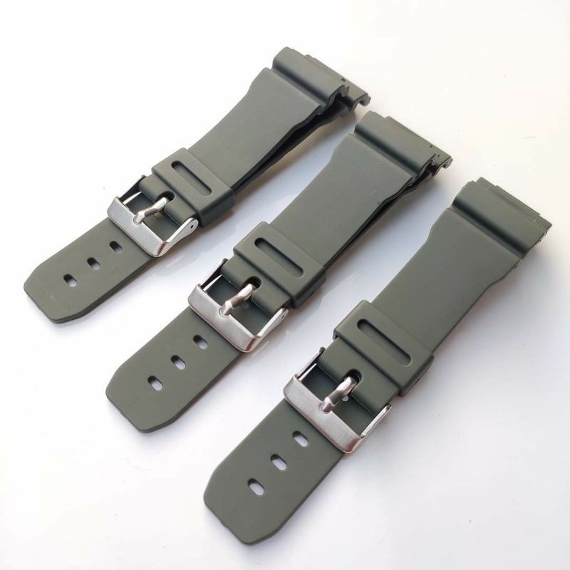STRAP TALI JAM CASIO DW-8800 DW8800 DW 8800 HIJAU ARMY