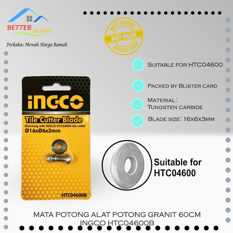 MATA PISAU POTONG ALAT POTONG GRANIT INGCO 60CM INGCO HTC04600B YOG