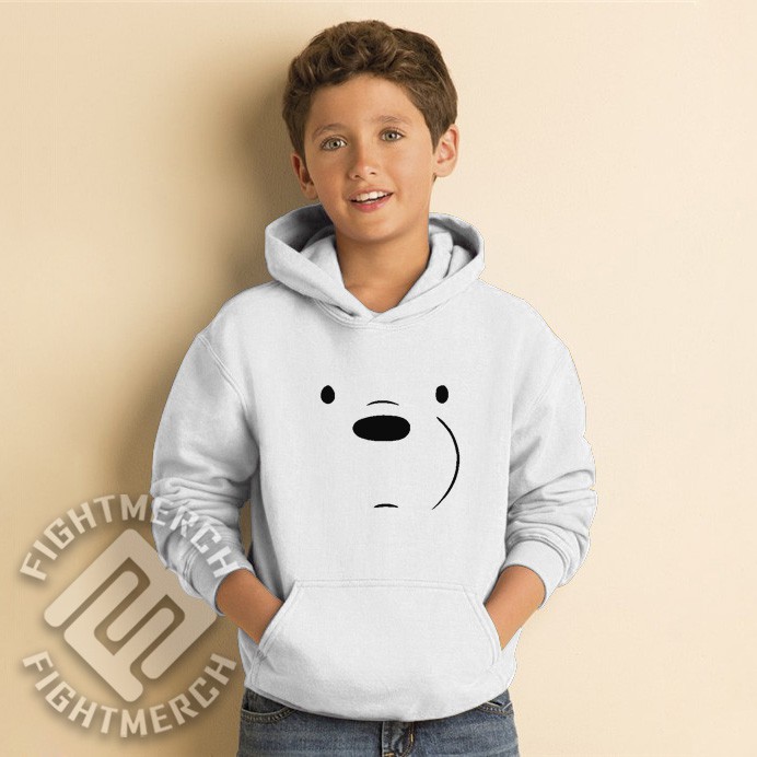 Jaket Hoodie Anak Ice Bear We Bare Bears - Fightmerch