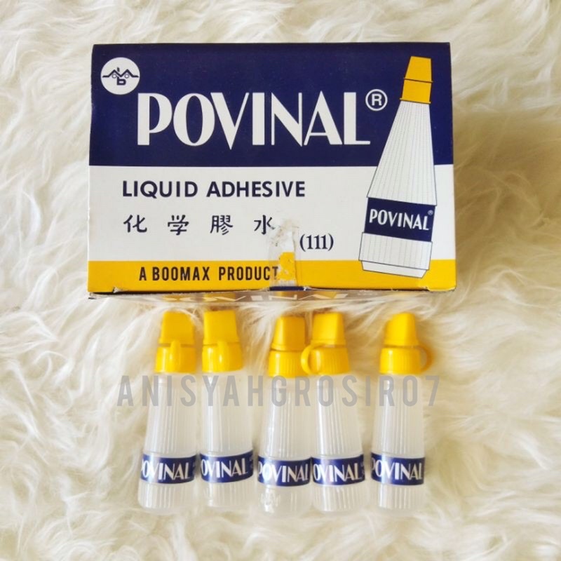 

LEM KERTAS POVINAL 22ml / LEM CAIR POVINAL 22ml