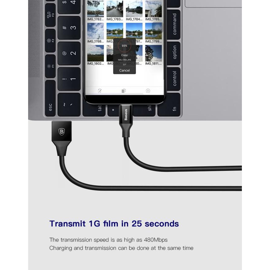 BASEUS CABLE YIVEN MICRO USB KABEL DATA CHARGER FAST CHARGING SAMSUNG