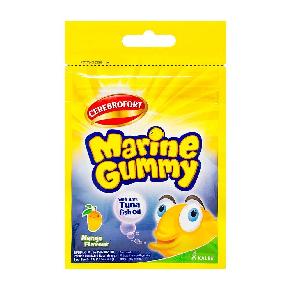 Cerebrofort Marine Gummy Vitamin Anak Gummy Permen - Kabakids Store