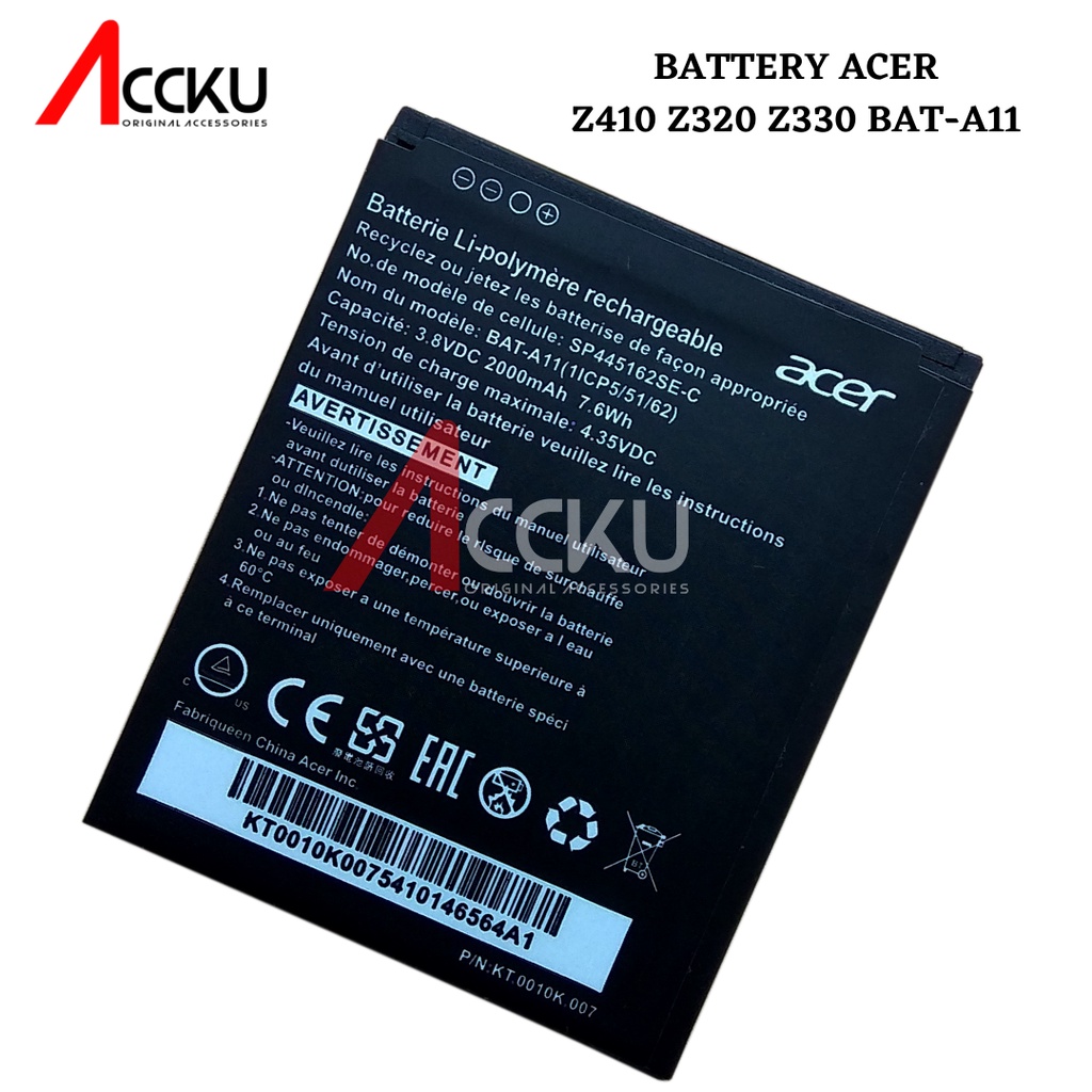 BATTERY ACER Z410 Z320 BATERAI ACER BAT-A11 Z330 HIGH QUALITY
