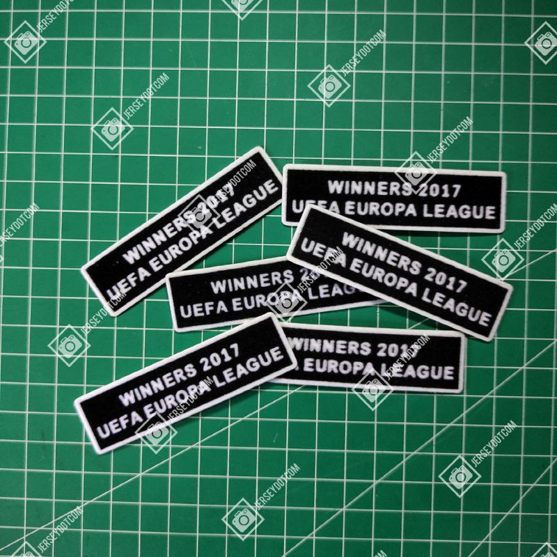 PATCH / Badge UEL Winner 2017 MU HK