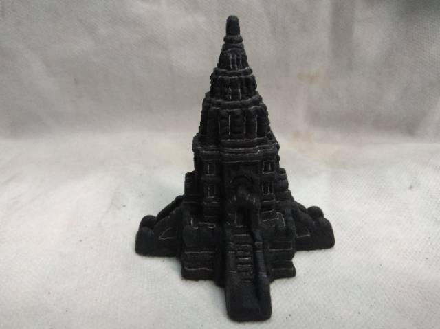 TERMURAH! MINIATUR CANDI PRAMBANAN 4 PINTU UKURAN MINI 9x7,5x7,5cm BAHAN BATU DEKORASI SOUVENIR UNIK