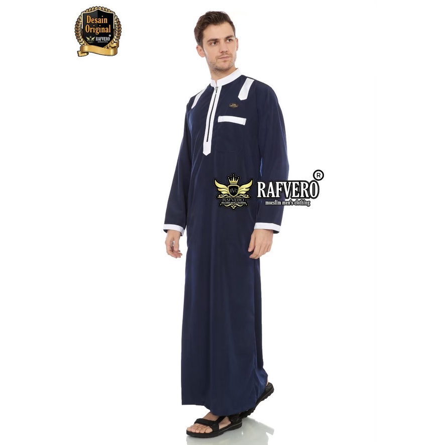 Pakaian Muslim Pria Gamis Jubah Al Zhein Original Rafvero