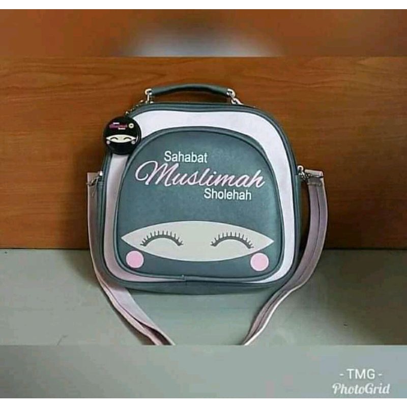 Tas Wanita Original Tas Muslimah Slempang Totebag Realpic