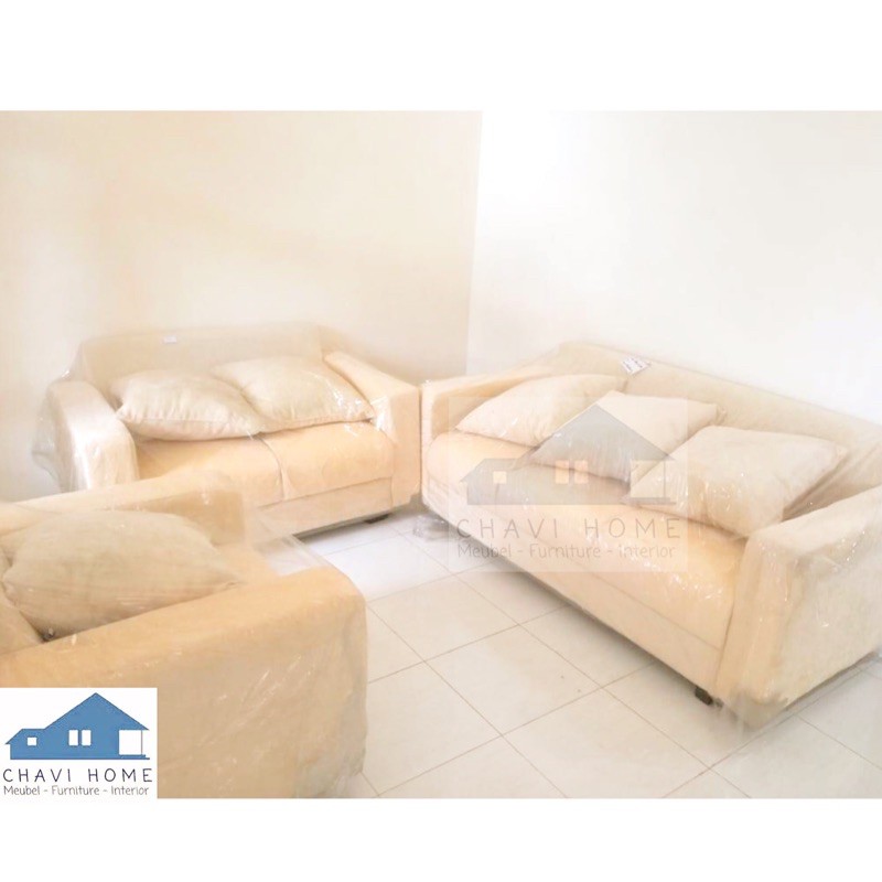 set sofa tamu tempat duduk santai formasi 321 lengkap dengan bantal termurah minimalis