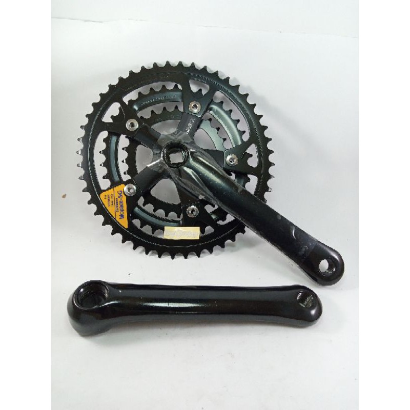 Crank Shimano LX 400 48 38 28t Japan Chainring Oval NOS