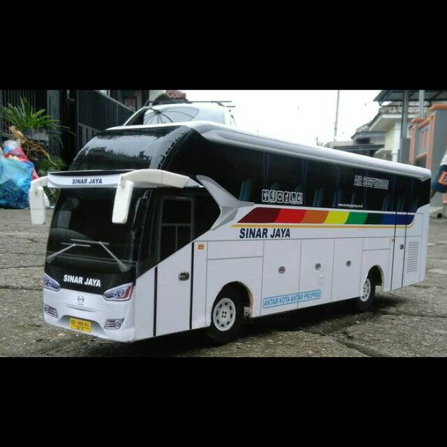 Miniatur bus sinar jaya shd