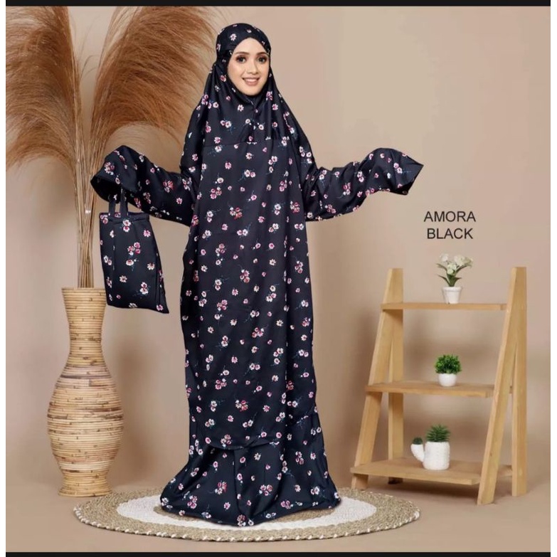MUKENA TUNIK, MUKENA AMORA, MUKENA RAYON TEBAL ADEM