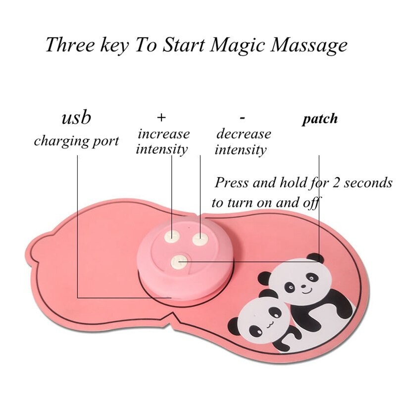 COD Alat Kesehatan Alat Pijat Cervical Massage Stimulator Stickers Rechargeable - PASTSKY SC-040