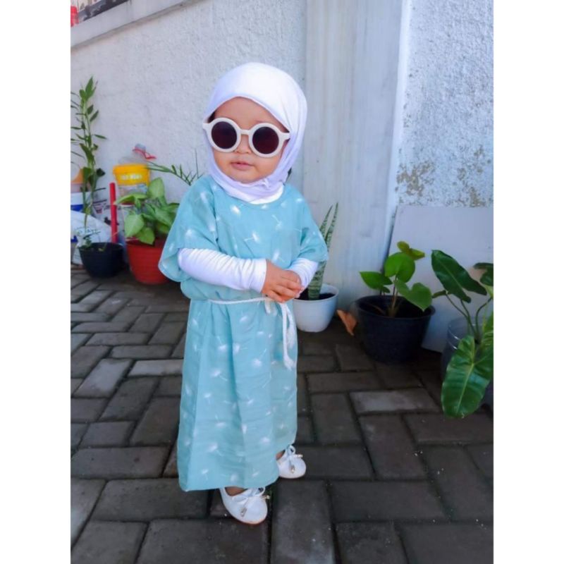 Kaftan anak / baju lebaran anak / kaftan rayon