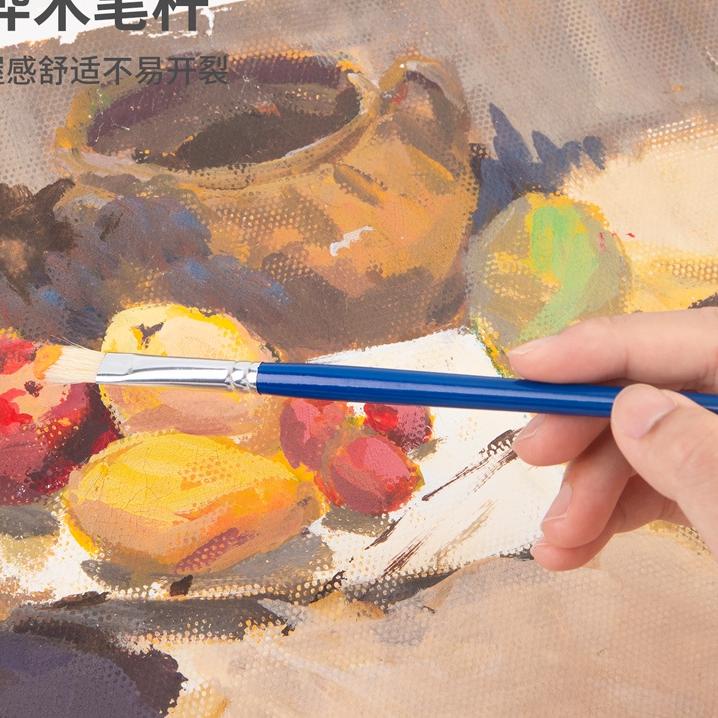 

JU7✤ Deli Paint Brush / Kuas Lukis / Kuas Cat Air Isi 6pcs 73922 73923 FRESHH