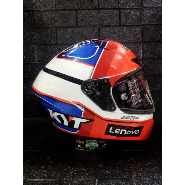 KYT NZ RACE REPLICA PIRRO 2021 LIMITED EDITION PREMIUM ORGINAL SNI/DOT-M