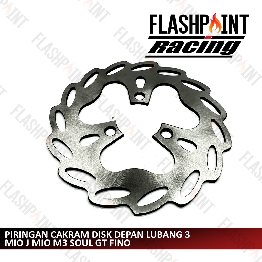 (BISA COD) PIRINGAN CAKRAM DEPAN MIO J MIO M3 SOUL GT FINO DISC MIO J MIO M3 SOUL GT FINO LUBANG 3 DISK ROTOR DISC REM CAKRAM