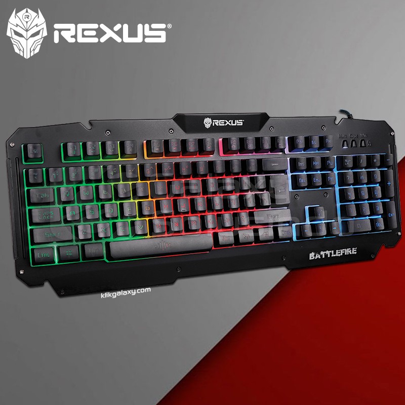 Rexus BATTLEFIRE K9D Backlit Floating Keys Gaming Keyboard