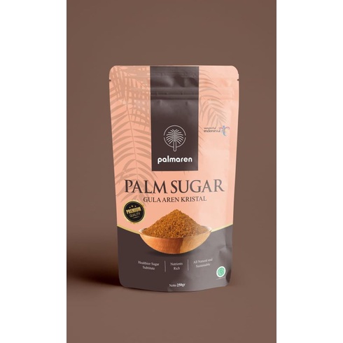 

PALMAREN Gula Aren Kristal 250gr. 100% Nira Aren, Organik-Tanpa Campuran