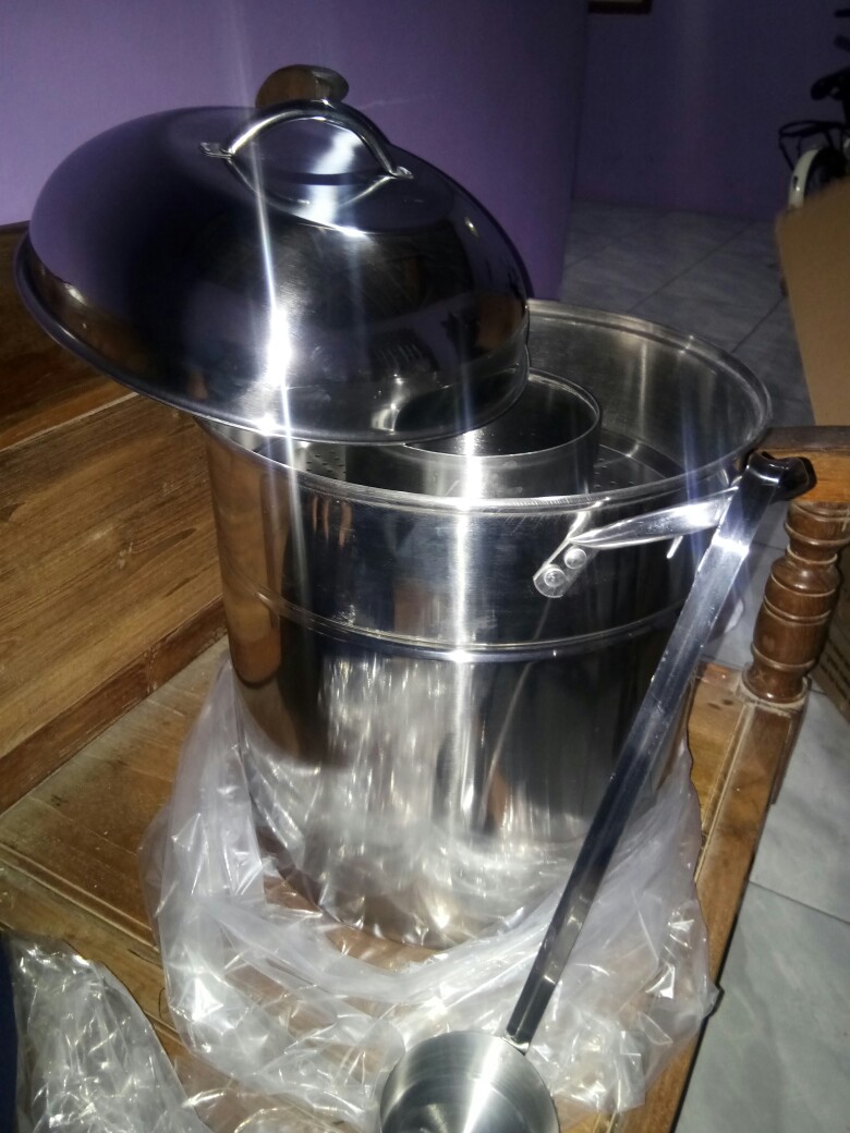 (khusus Ojek )panci Bakso Supra 30qt Stainless. Bakso Pot