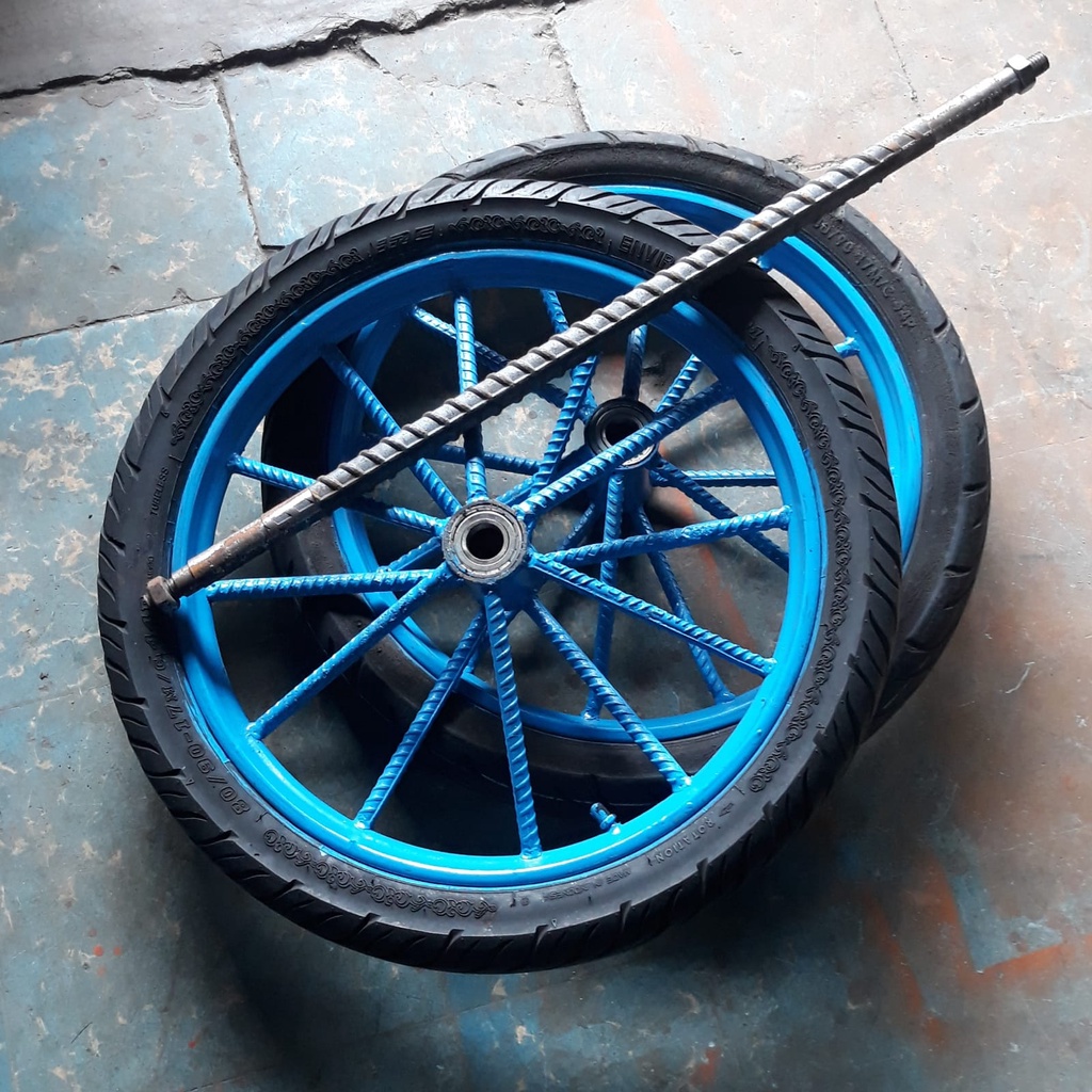 Roda Gerobak Ring 17 inch Ruji Besi 6 Roda Gerobak 17 inch