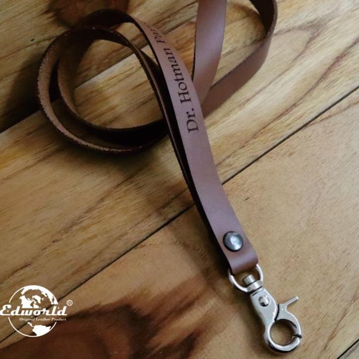 

New Lanyard Kulit Asli Custom